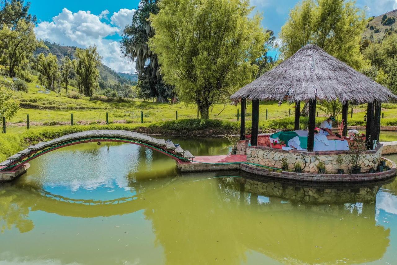 Hotel Termales El Batan Cuitiva Bagian luar foto